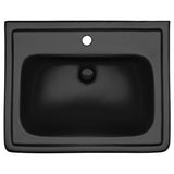 TOTO LPT532N#51 Promenade 24" x 19-1/4" Pedestal Bathroom Sink for Single Hole Faucets, Ebony