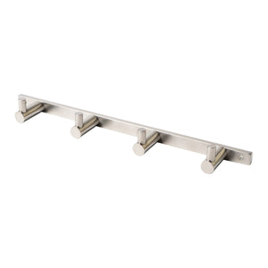 ALFI Brand AB9528-BN Brushed Nickel Wall Mounted 4 Prong Robe/Towel Hook