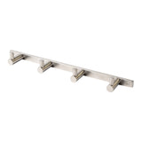 ALFI Brand AB9528-BN Brushed Nickel Wall Mounted 4 Prong Robe/Towel Hook