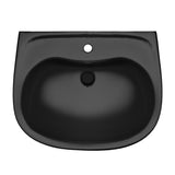 TOTO LPT242#51 Prominence Oval Pedestal Bathroom Sink for Single Hole Faucets, Ebony