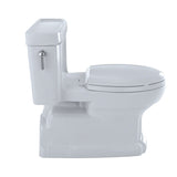 TOTO MS974224CEFG#01 Eco Guinevere Elongated Universal Height Skirted Toilet with SoftClose Seat, Cotton White