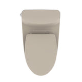 TOTO MS642124CUFG#03 Nexus 1G One-Piece Elongated Universal Height Toilet with SoftClose Seat, Bone