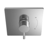 TOTO TBV02801U#CP Square Pressure Balance Valve Shower Trim, Polished Chrome