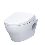 TOTO CWT4284736CMFGA#MS WASHLET+ EP Wall-Hung Toilet with S7A Bidet Seat and In-Wall Auto Dual-Flush Tank System