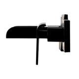 ALFI Brand AB1796-BM Black Matte Widespread Wall Mounted Modern Waterfall Bathroom Faucet