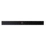 ALFI Brand ABLD32C-BM 32" Black Matte Stainless Steel Linear Shower Drain with Groove Holes