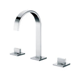 ALFI Brand AB1336-PC Polished Chrome Gooseneck Widespread Bathroom Faucet