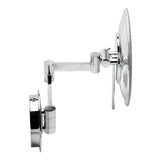 ALFI Brand ABM9WLED-PC Polished Chrome Wall Mount Round 9" 5x Magnifying Cosmetic Mirror with Light