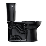 TOTO CST786CEF#51 Drake Transitional Two-Piece 1.28 GPF Universal Height Toilet, Ebony Black