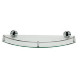 ALFI AB9547 Polished Chrome Wall Mounted Glass Shower Shelf Bathroom Accessory