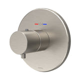 TOTO TBV01406U#BN Round Thermostatic Mixing Valve Shower Trim, Brushed Nickel