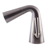 ALFI Brand AB1788-BN Brushed Nickel Single Hole Cone Waterfall Bathroom Faucet