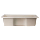 ALFI AB3520DI-B Biscuit 35" Drop-In Single Bowl Granite Composite Kitchen Sink