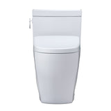 TOTO MW6264736CEFGA#01 WASHLET+ Aimes One-Piece Toilet with Auto Flush S7A Bidet Seat, Cotton White