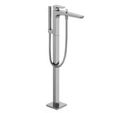 TOTO TBG07306U#CP GE Single-Handle Free Standing Tub Filler with Handshower, Polished Chrome