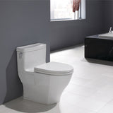 TOTO MS624124CEFG#11 Legato WASHLET+ 1-Piece Elongated 1.28 GPF Skirted Toilet, Colonial White