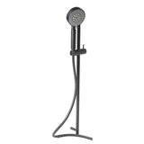 ALFI Brand AB7938-BM Black Matte Round Sliding Rail Hand Shower Set