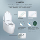 TOTO MS922CUMFG#01 WASHLET G450 Smart Toilet with Integrated Bidet Seat, Cotton White