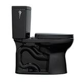 TOTO MS454124CUF#51 Drake II 1G Two-Piece Toilet with SS124 SoftClose Seat, Washlet+ Ready, Ebony Black