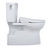 TOTO MW4744726CUFG#01 WASHLET+ Vespin II 1G Two-Piece Toilet and WASHLET+ S7 Bidet Seat