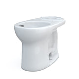 TOTO C775CEFG#01 Drake Round Tornado Flush Toilet Bowl with CEFIONTECT, Cotton White