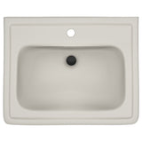 TOTO LPT532N#12 Promenade 24" x 19-1/4" Pedestal Bathroom Sink for Single Hole Faucets, Sedona Beige