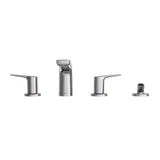 TOTO TBG03202U#CP GS Four-hole Deck-Mount Roman Tub Filler Trim with Handshower, Polished Chrome