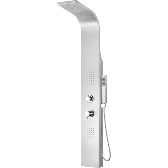 ALFI Brand ABSP20 Modern Stainless Steel Shower Panel with 2 Body Sprays