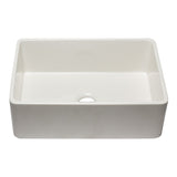 ALFI AB3020SB-B 30 inch Biscuit Reversible Single Fireclay Farmhouse Sink