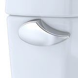 TOTO CST453CEFRG#01 Drake II Two-Piece Round 1.28 GPF Universal Height Toilet with Right-Hand Trip Lever, Cotton White