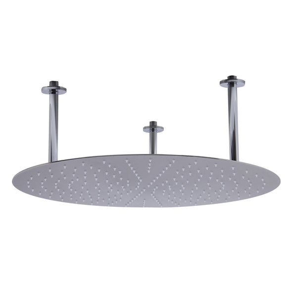 ALFI RAIN24R-BSS 24" Round Brushed Stainless Steel Ultra Thin Rain Shower Head