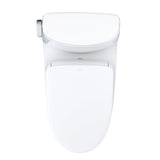 TOTO MW6044726CUFG#01 WASHLET+ UltraMax II 1G One-Piece Toilet and WASHLET+ S7 Bidet Seat, Cotton White