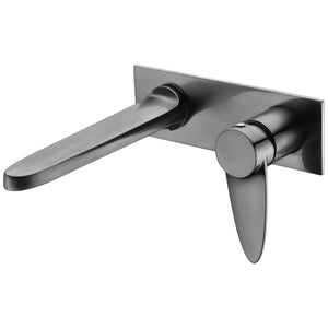 ALFI Brand AB1772-BN Brushed Nickel Wall Mounted Modern Bathroom Faucet