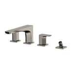 TOTO TBG07202U#PN GE Two-Handle Deck-Mount Roman Tub Filler Trim with Handshower, Polished Nickel