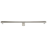 ALFI ABLD32D 32" Modern Stainless Steel Linear Shower Drain with Groove Lines