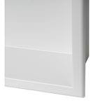 ALFI Brand 24 x 12 White Matte Stainless Steel Horizontal Single Shelf Bath Shower Niche