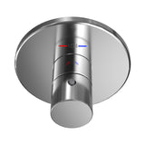 TOTO TBV01406U#CP Round Thermostatic Mixing Valve Shower Trim, Polished Chrome