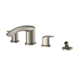 TOTO TBG09202U#BN GM Two-Handle Deck-Mount Roman Tub Filler Trim with Handshower, Brushed Nickel