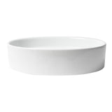 ALFI Brand ABC911 White Modern 22" Oval Above-Mount Ceramic Sink