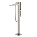 TOTO TBG07306U#BN GE Single-Handle Free Standing Tub Filler with Handshower, Brushed Nickel