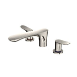 TOTO TBG01201U#PN GO Two-Handle Deck-Mount Roman Tub Filler Trim, Polished Nickel