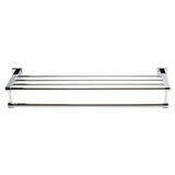 ALFI Brand AB9596 Polished Chrome 24 inch Towel Bar & Shelf Bathroom Accessory