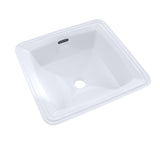 TOTO Connelly Square Undermount Bathroom Sink with CeFiONtect, Cotton White, SKU: LT491G#01