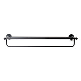 ALFI Brand AB9538-BM Black Matte 26" Towel Bar & Shelf