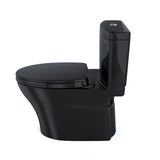 TOTO MS446124CEMN#51 Aquia IV WASHLET+ Two-Piece Elongated Dual Flush Toilet, Ebony