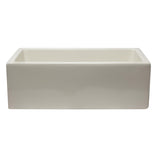 ALFI AB3018HS-B 30 inch Biscuit Smooth / Fluted Single Bowl Fireclay Farm Sink