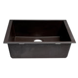 ALFI Brand AB2420UM-C Chocolate 24" Undermount Granite Composite Kitchen Sink