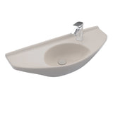 TOTO LT650G#12 Oval Wall-Mount Bathroom Sink with CEFIONTECT, Sedona Beige