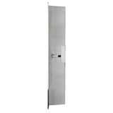 ALFI ABN1224-PSS 12 x 24 Polished Stainless Steel Vertical Double Shelf Bath Shower Niche