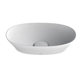 TOTO LT473MT#CMW Kiwami Oval 16" Vessel Bathroom Sink with CEFIONTECT, Clean Matte